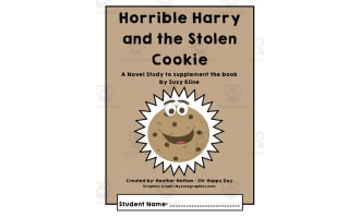 Horrible Harry and the Stolen Cookie Novel Study