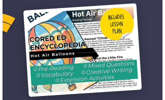 Hot Air Balloons Reading Comprehension Passage - Cored Ed Encyclopedia