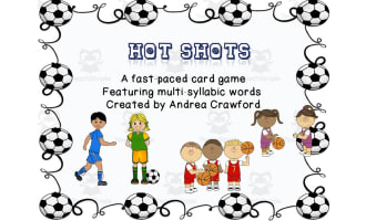 Hot Shots | Multi-Syllabic Card Game