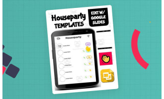 Houseparty Template (Editable on Google Slides)