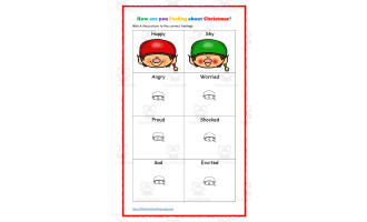 How Are You Feeling About Christmas? Emotions Worksheet