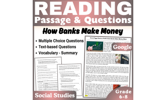 How Banks Make Money: Social Studies Reading Passage (Docs)