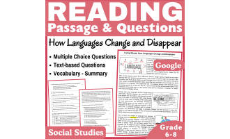 How Languages Change: Social Studies Reading Passage (Docs)