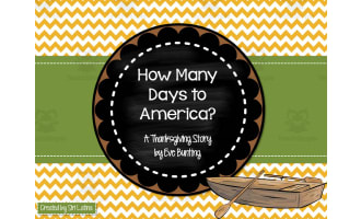 "How Many Days to America?: A Thanksgiving Story" Comprehension Set