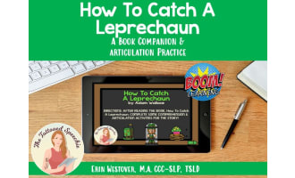 How To Catch A Leprechaun Book Companion and Articulation Practice