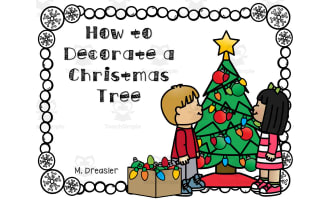 How to Decorate a Christmas Tree | Interactive Reading Packet