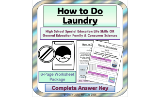How to Do Laundry: High School Life Skills & Family Consumer Sciences
