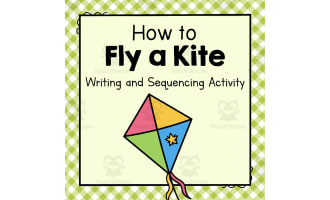 How to Fly A Kite | Early Writing and Sequencing Activity