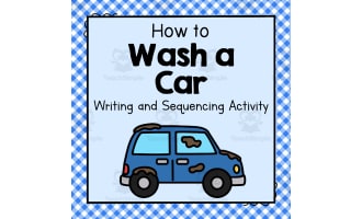 How to Wash a Car | Writing and Sequencing Activity