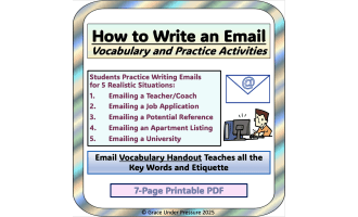 How to Write an Email Bundle: Expository and Letter Writing ELA