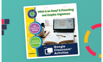 How to Write an Essay: What is an Essay? & Prewriting and Graphic Organizers - Google Slides Gr. 5-8