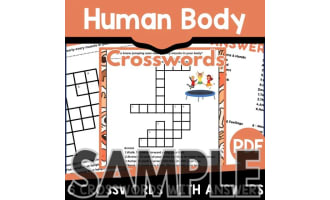 Human Body Crossword: 1 Page Sample (PDF)