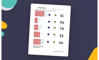Hundreds, Tens, Ones – Place Value Worksheet