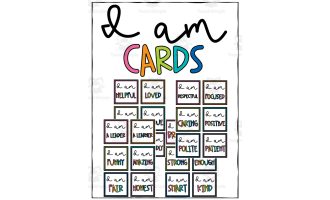 "I AM" Affirmation Cards