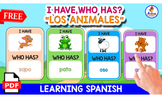 I HAVE, WHO HAS? | LOS ANIMALES EN ESPAÑOL