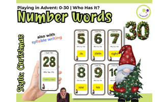 “I Have, Who Has?” – Number Words Game (Christmas Version)