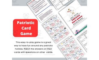 I Have, Who Has? Patriotic Edition | 24 Fact Cards & DIY Templates