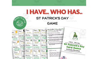 I Have… Who Has… St Patrick's Day Card Game