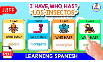 I HAVE,WHO HAS? Los Insectos en Español | GAME FOR KIDS