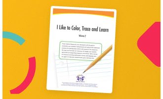 I Like to Color, Trace and Learn Volume 2 Activity Book