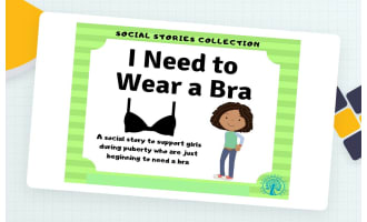 I Need to Wear a Bra Social Story