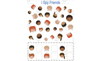 I Spy Friends! An SEL I Spy Activity