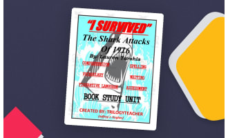 "I Survived The Shark Attacks of 1916" Book Study Unit