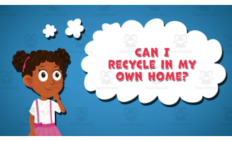 I WONDER - Can I Recycle In My Own Home | Animated Video Lesson