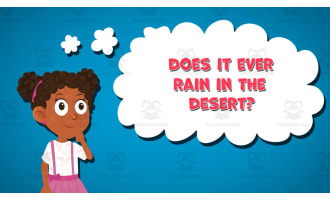 I WONDER - Does It Ever Rain In The Desert | Animated Video Lesson