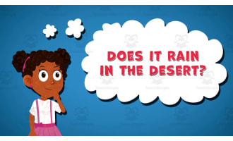 I WONDER - Does It Rain In The Desert | Animated Video Lesson