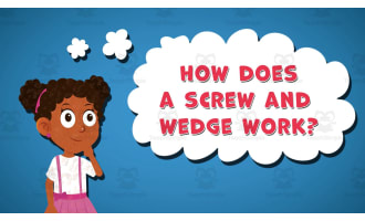 I WONDER - How Does A Screw And Wedge Work | Animated Video Lesson