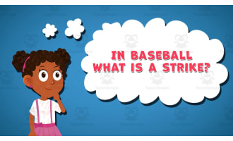 I WONDER - In Baseball What Is A Strike | Animated Video Lesson