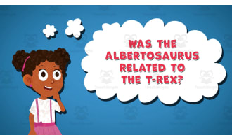 I WONDER - Was The Albertosaurus Related To The T-REX | Animated Video