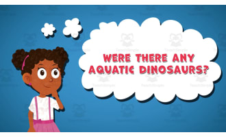 I WONDER - Were There Any Aquatic Dinosaurs | Animated Video Lesson