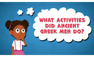 I WONDER - What Activities Did Ancient Greek Men Do | Animated Video