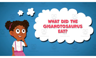 I WONDER - What Did The Giganotosaurus Eat | Animated Video Lesson