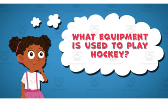 I WONDER - What Equipment is Used To Play Hockey | Animated Video