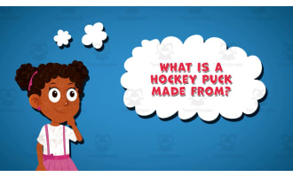 I WONDER - What Is A Hockey Puck Made From | Animated Video Lesson