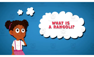 I WONDER - What Is Rangoli | Animated Video Lesson
