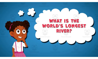 I Wonder - What Is The World's Longest River | Animated Video Lesson