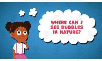 I WONDER - Where Can I See Bubbles In Nature | Animated Video Lesson