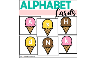 Ice Cream Alphabet Cards