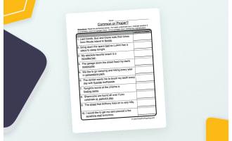 Identify Common or Proper Nouns Worksheet