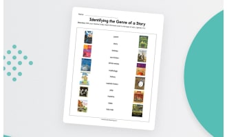 Identifying the Genre of a Story Worksheet