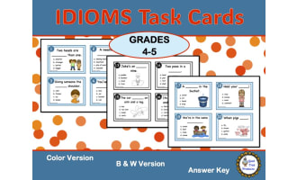 IDIOMS Task Cards