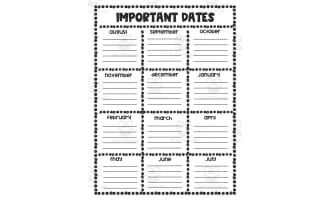 IEP Meeting Printable Notes