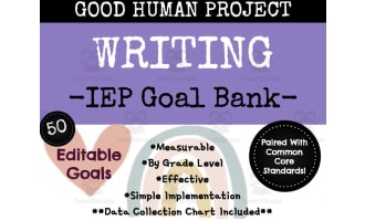 IEP Writing Goals Packet
