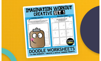 Imagination Workout Set 1 | Drawing Prompts & Doodle Activities