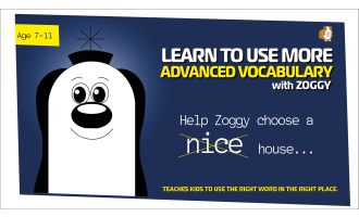 Improve Vocabulary Worksheet: Replace The Word Nice - part 2 (Age 7-11)