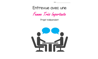 Independent Project: Interview with a very important woman (Mom) ( French Version )